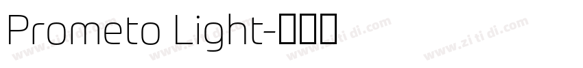 Prometo Light字体转换